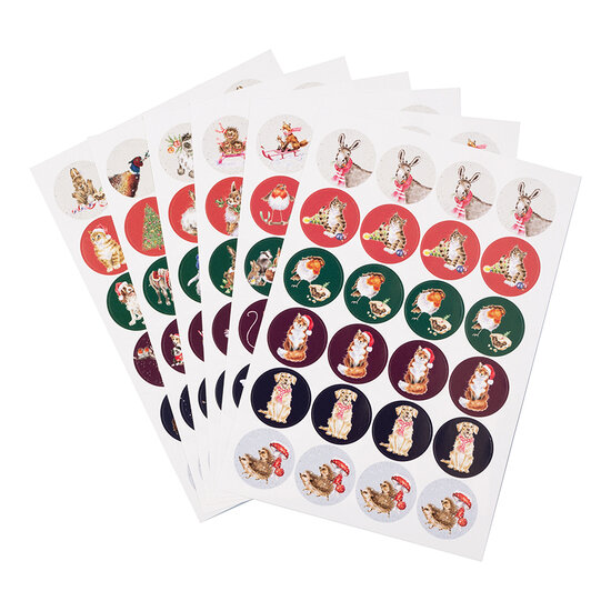 Wrendale_Designs_Sticker_set_christmas_The_Country_Set