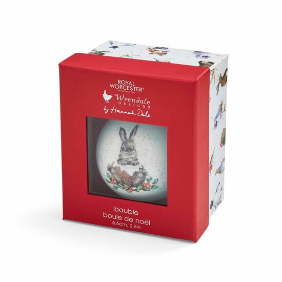 Wrendale_Designs_Kerstbal_Rabbit_Merry_Little_Christmas