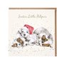 Wrendale_Designs_Kerstkaart_Hond_santa&#039;s_Little_Helpers