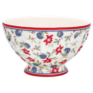 GreenGate Cereal Schaaltje / French bowl medium Helena White D:10cm