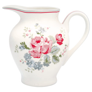 GreenGate_Elouise_White_Creamer_Melkkan_Milchkanne