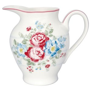 GreenGate_Henrietta_White_Creamer_Melkkan_Milchkanne