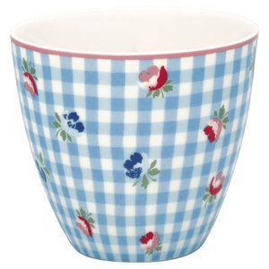 GreenGate_Viola_Check_Pale_Blue_Latte_Cup_Mokje_www_sfeerscent_nl