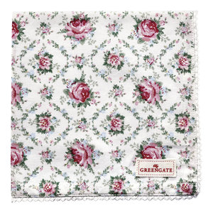 GreenGate_Napkin_Malene_White