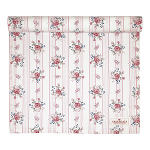 GreenGate Tafelloper / Table runner Fiona Pale Pink 45x140cm