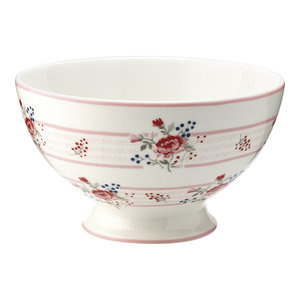 GreenGate Soepkom / Soup bowl Fiona pale pink  D:15cm