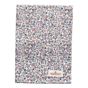 GreenGate Theedoek / Tea towel Ruby Petit White 50x70cm